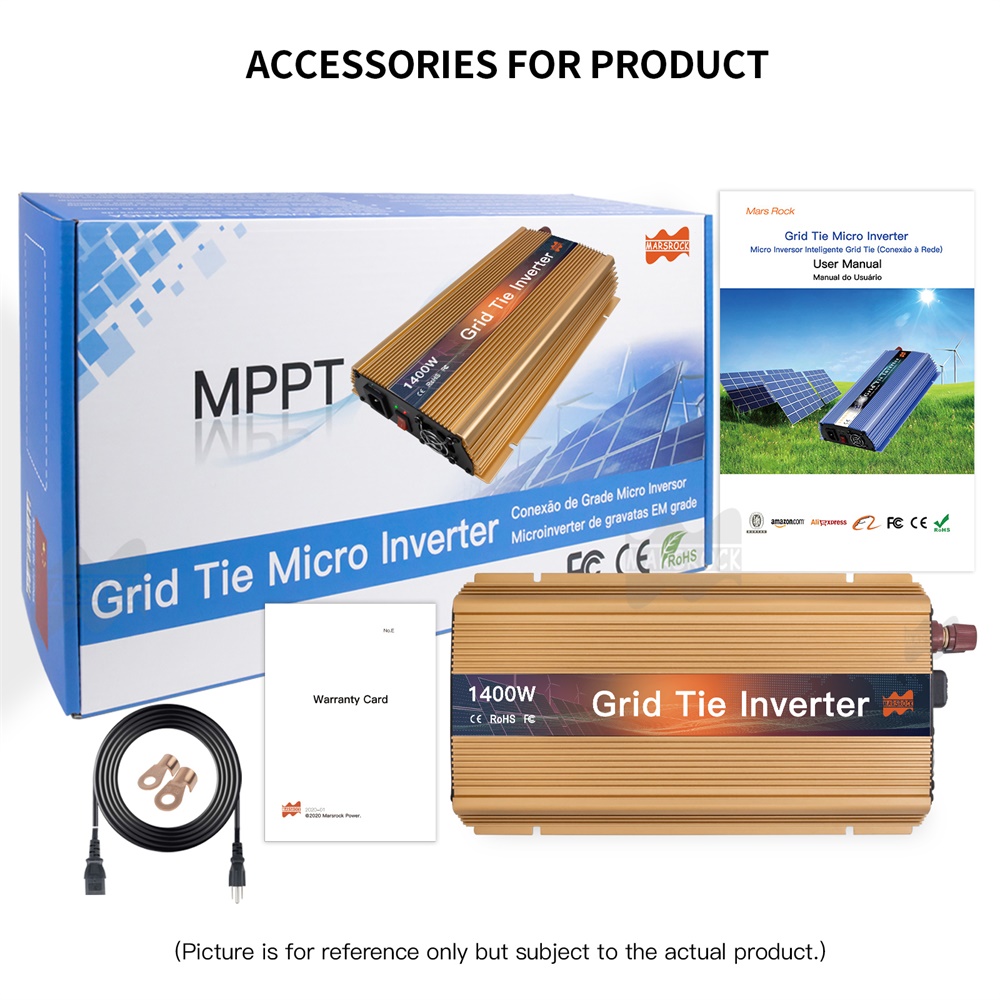 1000-1400W Grid Tie Micro Sola - Micro Inverter 1400W Solar Grid Tie ulasan dan harga