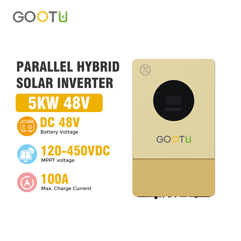 Gootu New 48V Hybrid Solar Inv - Parallel Solar Inverter 48V 5000W Mppt ulasan dan harga