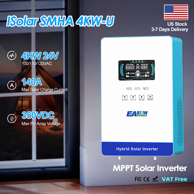 EASUN POWER 4000W 120V Off Gri - Grid Tie Inverter Limiter 2000W ulasan dan harga