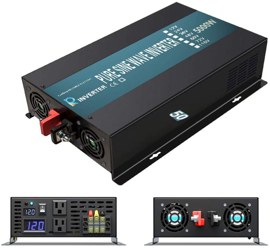 Pure Sine Wave Inverter 5000W  - Pure Sine Wave Inverter 5000W 48V 220V ulasan dan harga