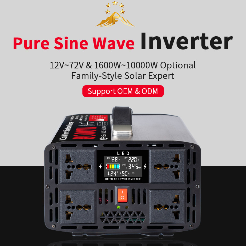 5KW 6KW 8KW Pure Sine Wave Off - Pure Sine Wave Inverter 5000W 48V 220V ulasan dan harga