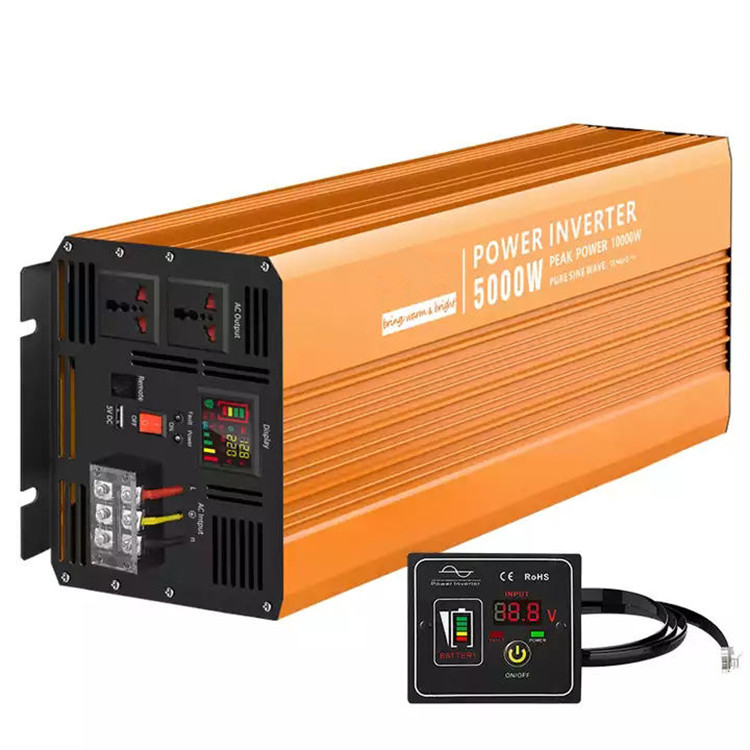 -5000W Solar Pure Sine Wave In - Pure Sine Wave Inverter 5000W 48V 220V ulasan dan harga