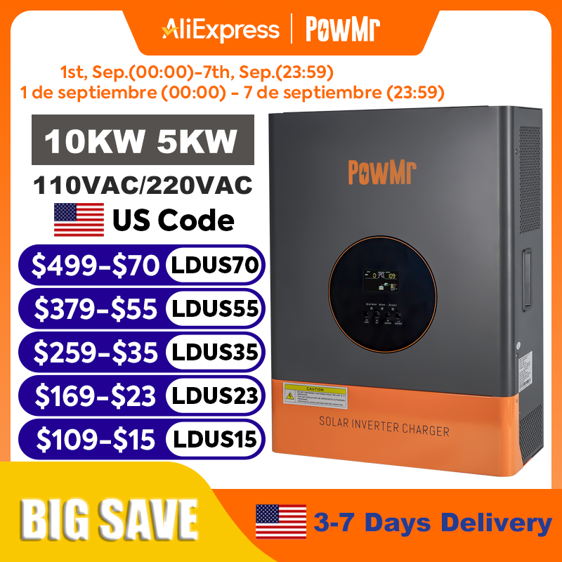 PowMr 10KW 5KW Split Phase Inv - Split Phase Inverter 10Kw 110V 220V ulasan dan harga